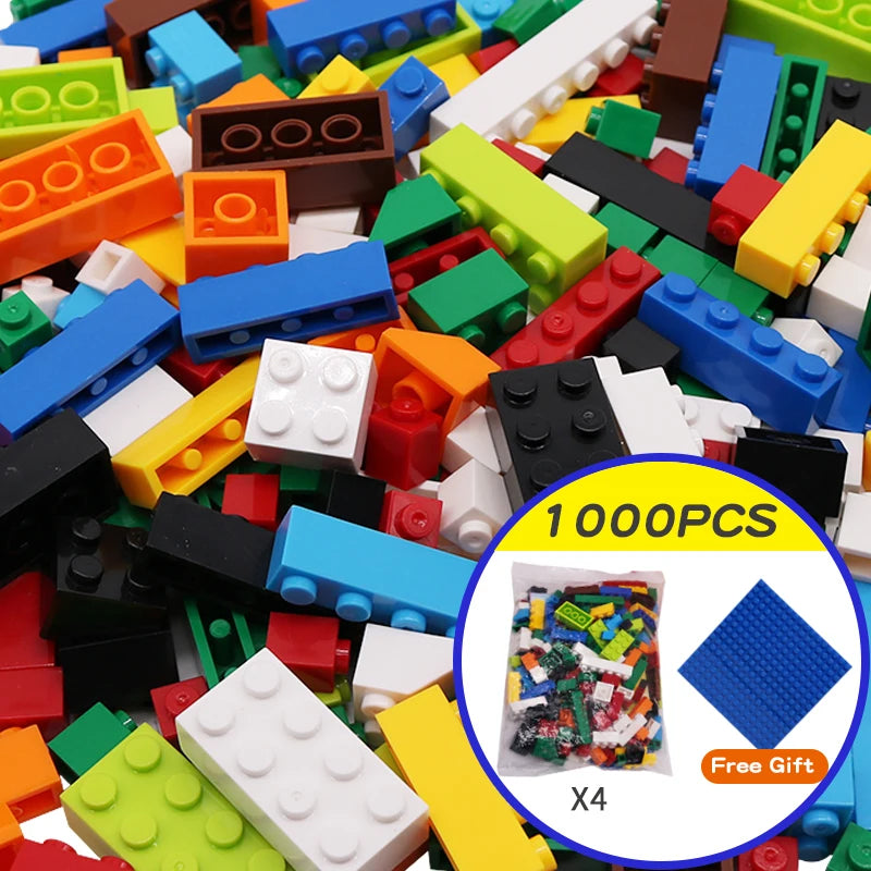 1000 Bloques de Construcción Compatibles – Set Clásico para Niños | Juguete Educativo y Creativo