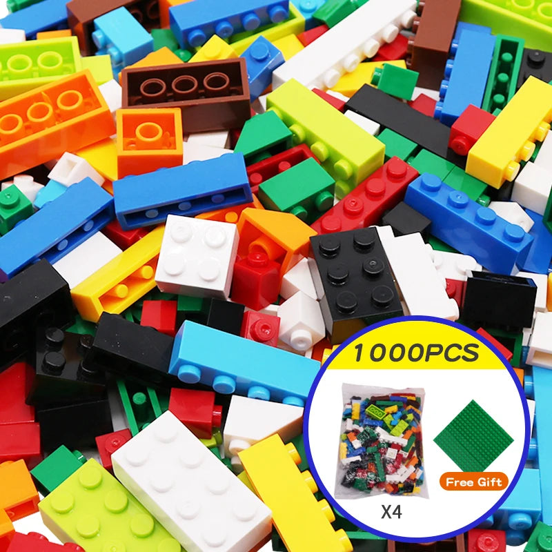 1000 Bloques de Construcción Compatibles – Set Clásico para Niños | Juguete Educativo y Creativo