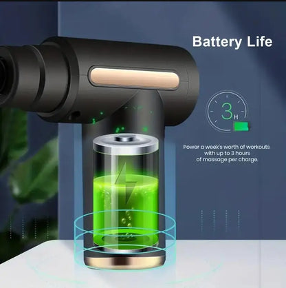 Pistola de masaje muscular mini portátil – Recuperación deportiva