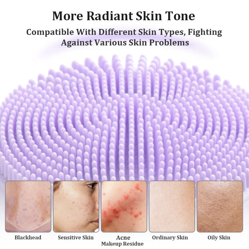 Cepillo facial sónico eléctrico impermeable limpieza profunda