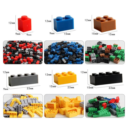 1000 Bloques de Construcción Compatibles – Set Clásico para Niños | Juguete Educativo y Creativo