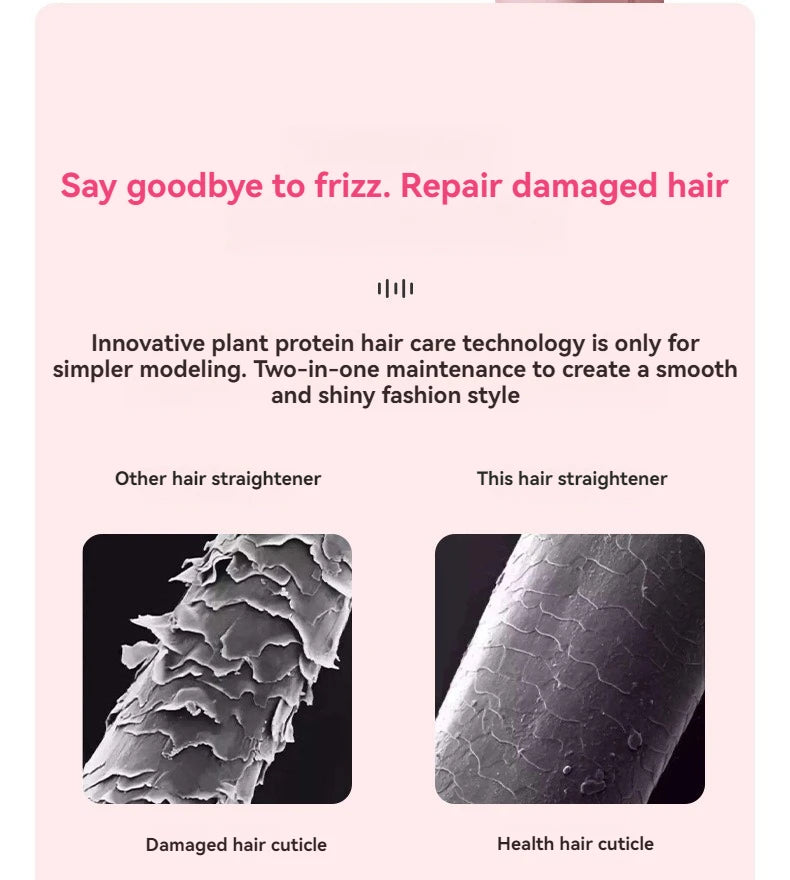 Plancha de pelo mini profesional con temperatura regulable