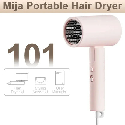 Secador de pelo portátil Xiaomi plegable iónico 1600W