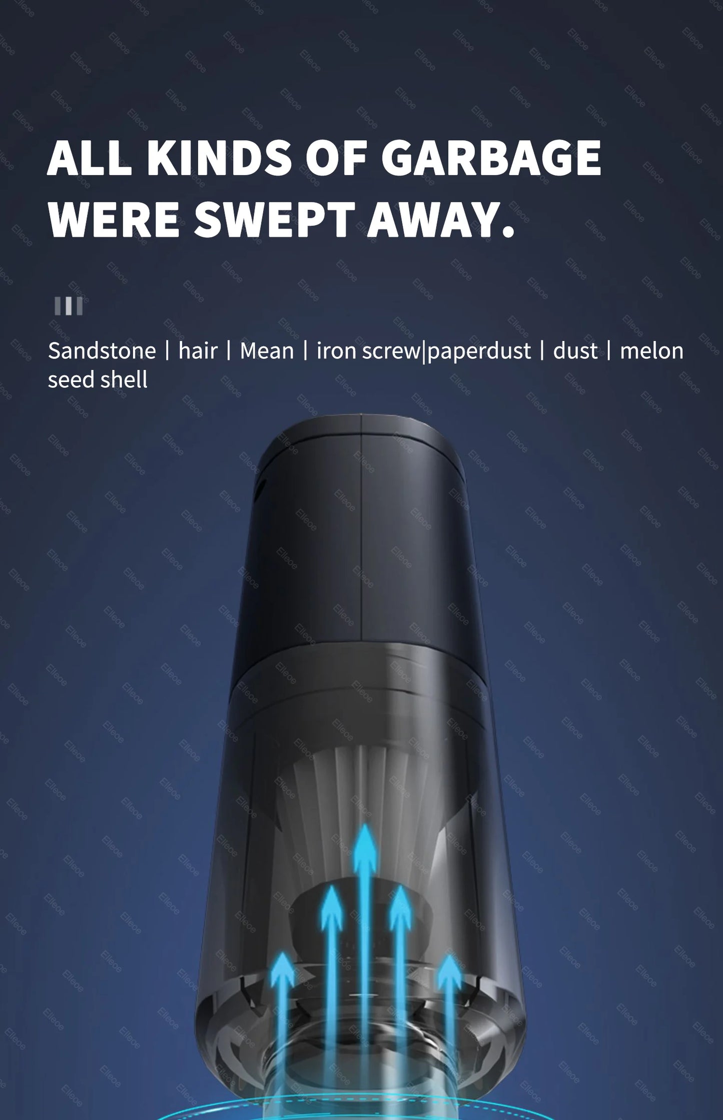 Aspirador de coche premium inalámbrico 18.000 PA