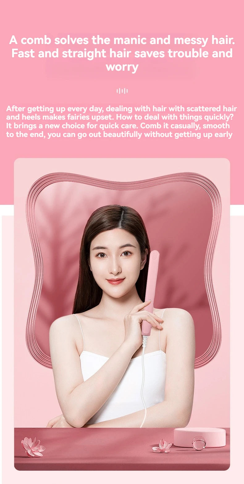 Plancha de pelo mini profesional con temperatura regulable