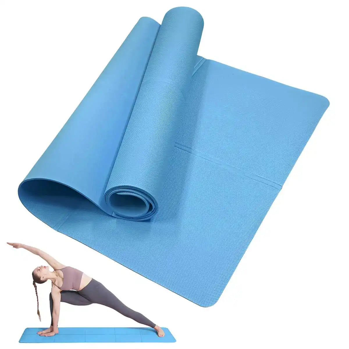 Esterilla de Yoga Antideslizante EVA 4mm – Fitness, Pilates y Gimnasia