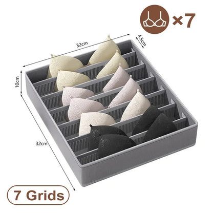 Organizador de cajones para ropa interior – 3/6 compartimentos
