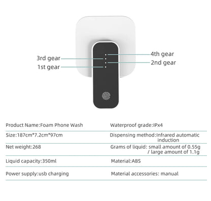 Dispensador automático de jabón en espuma – sensor