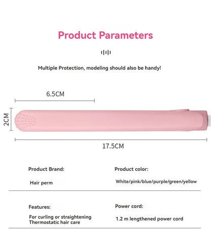 Plancha de pelo mini profesional con temperatura regulable