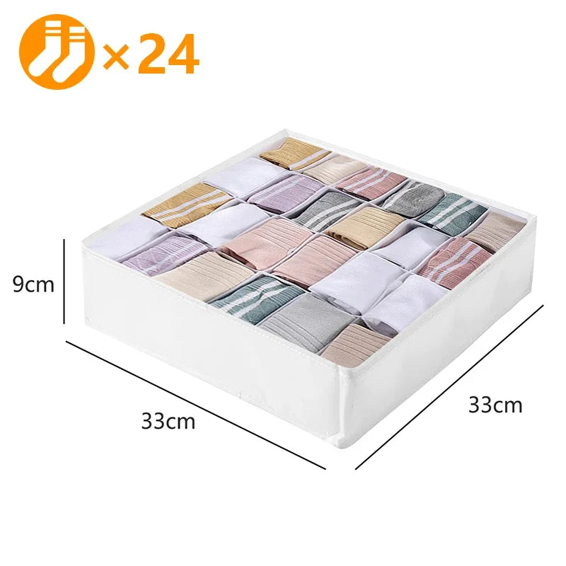 Organizador de cajones para ropa interior – 3/6 compartimentos