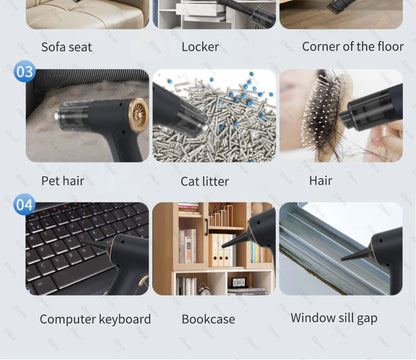 Aspirador de coche premium inalámbrico 18.000 PA