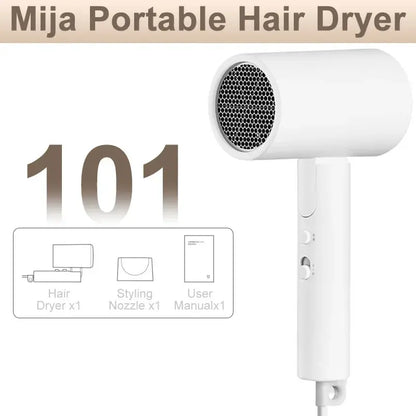 Secador de pelo portátil Xiaomi plegable iónico 1600W