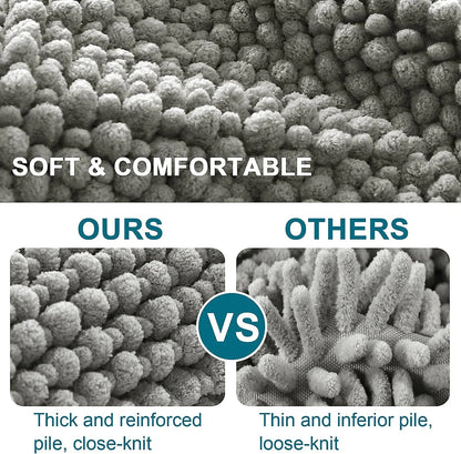 Alfombrilla absorbente antideslizante 40×60 cm – Suave y lavable