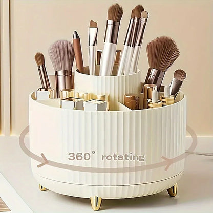 Organizador de maquillaje giratorio 360º con compartimentos
